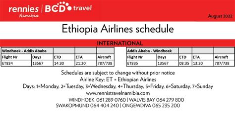 ethopian airlines|Flight Schedules